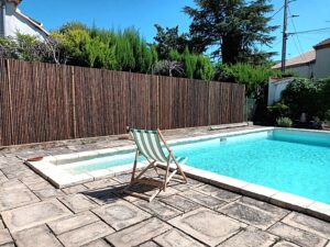 clôture et déco bambou