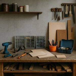 Débarras d’un atelier de bricolage