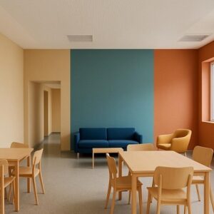 teintes dans un espace collectif