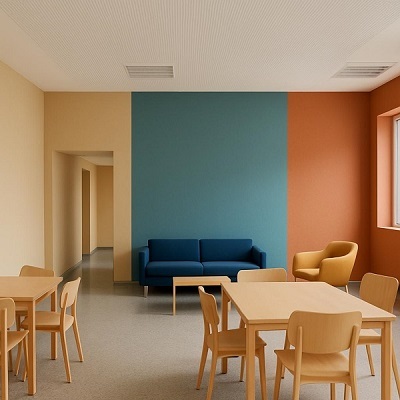 teintes dans un espace collectif